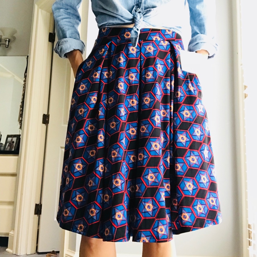 NEW Lularoe Madison pleated skirt size XS and L